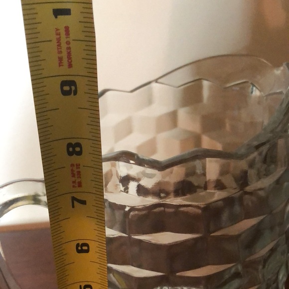 American Fostoria Whitehall Cubist Pitcher - Picture 3 of 4